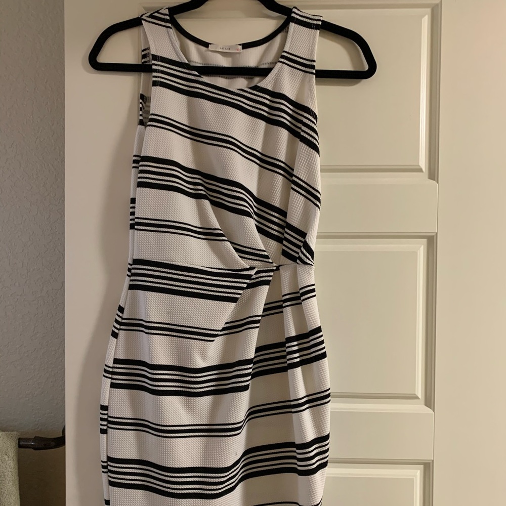 Black and white dress